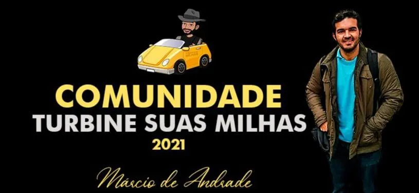 Capa: Turbine Suas Milhas Aéreas: Baixar Curso Márcio de Andrade Completo