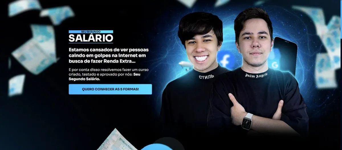 Capa: Baixar Seu Segundo Salário Gêmeos Investem Completo