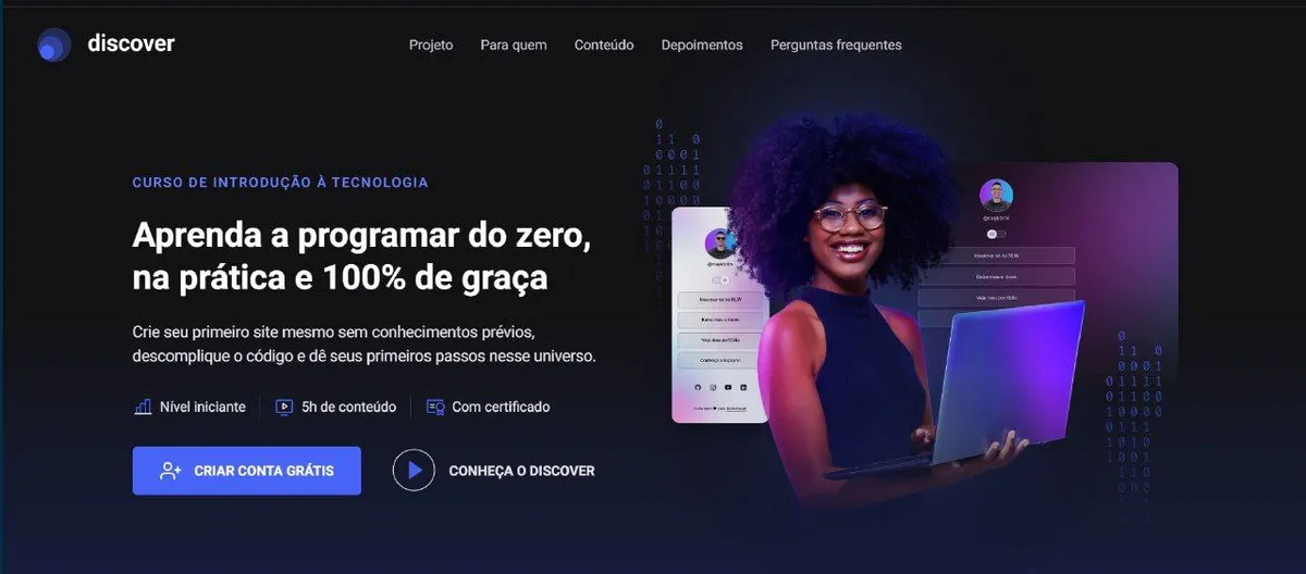 Capa: Rocketseat Trilha Discover: Baixe Agora Completo!