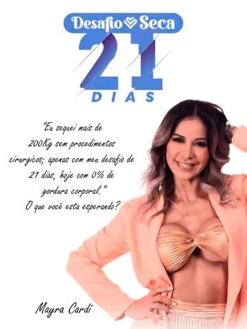 Capa: Baixar Desafio Seca 21 Dias Mayra Cardi: Acesso Rápido e Completo