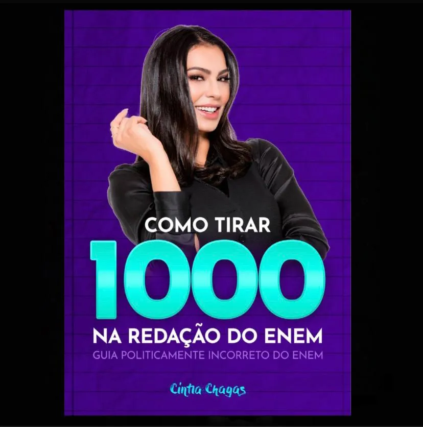 Capa: Baixar Curso Cíntia Chagas 1000 ENEM: Redação Nota Máxima