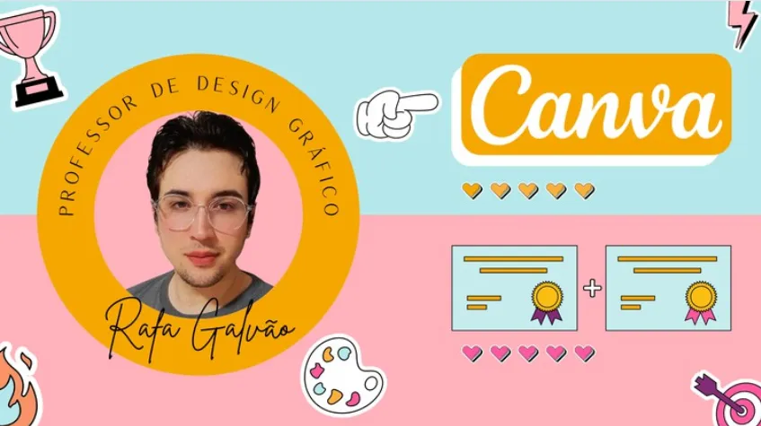 Capa: CANVA DESIGN DESCOMPLICADO RAFAEL GALVÃO: BAIXE AGORA!
