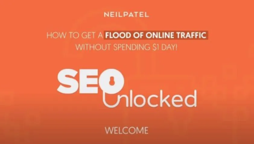 Capa: Baixar Curso SEO Unlocked Neil Patel: Domine o Tráfego Orgânico